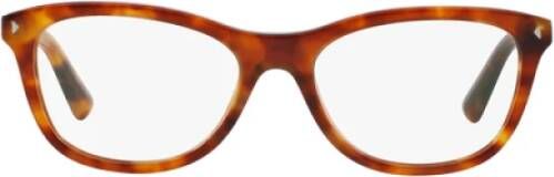 Prada Stijlvolle Bril Bruin Dames