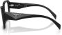 Prada Stijlvolle Zwarte Brillenmontuur Model PR 10Zv Black Unisex - Thumbnail 5