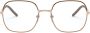 Prada Bruin Rosé Goud Metalen Brillenmontuur Pink Dames - Thumbnail 2