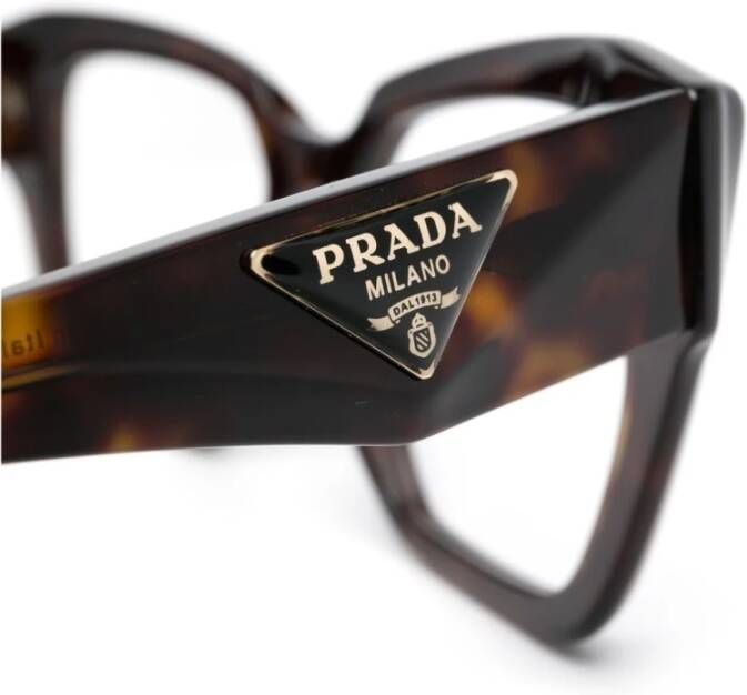 Prada PR 09Zv 2Au1O1 Optical Frame Bruin Dames