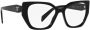 Prada Stijlvolle Pr18Wv-S-Ab1O1 Bril voor Vrouwen Black Unisex - Thumbnail 7
