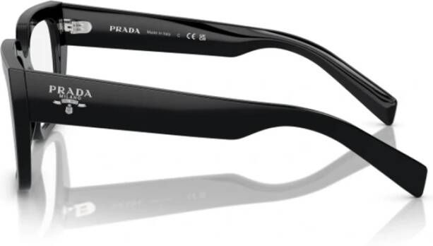 Prada Stijlvolle Brillenmonturen Black Dames