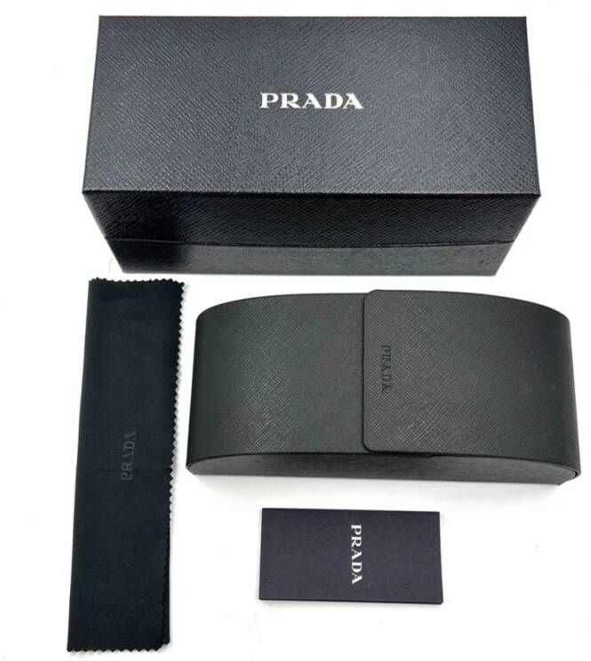 Prada Stijlvolle Brillenmonturen Black Dames
