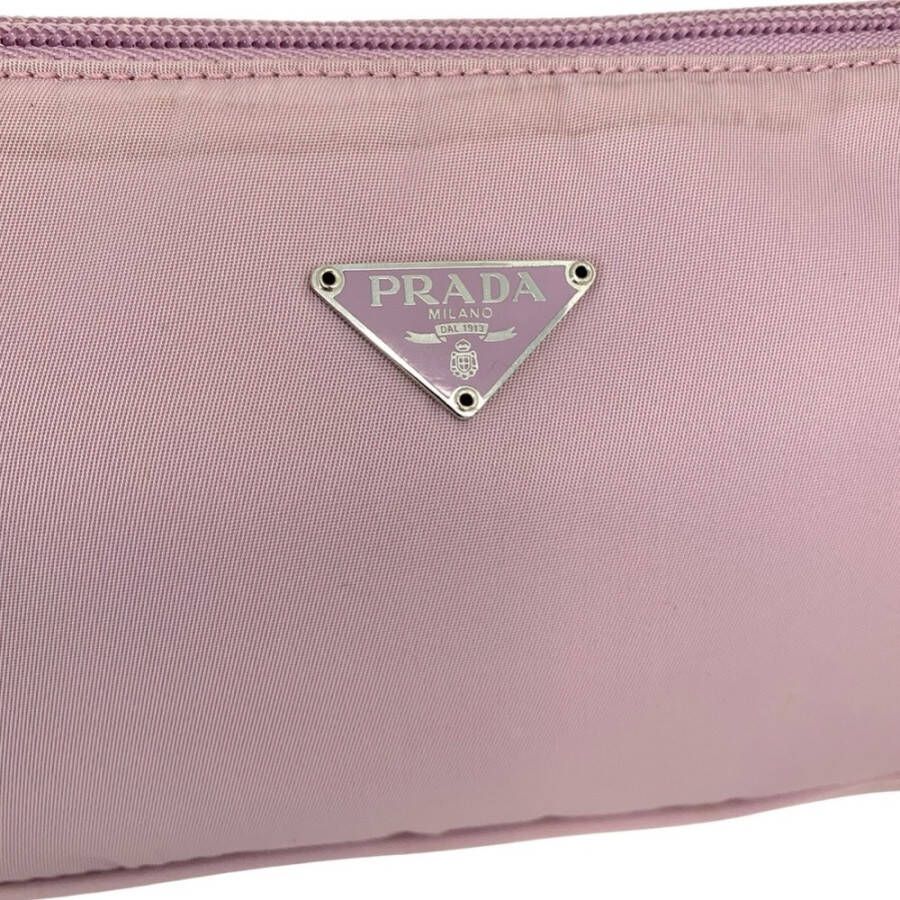 Prada Vintage Tweedehands tas Roze Dames