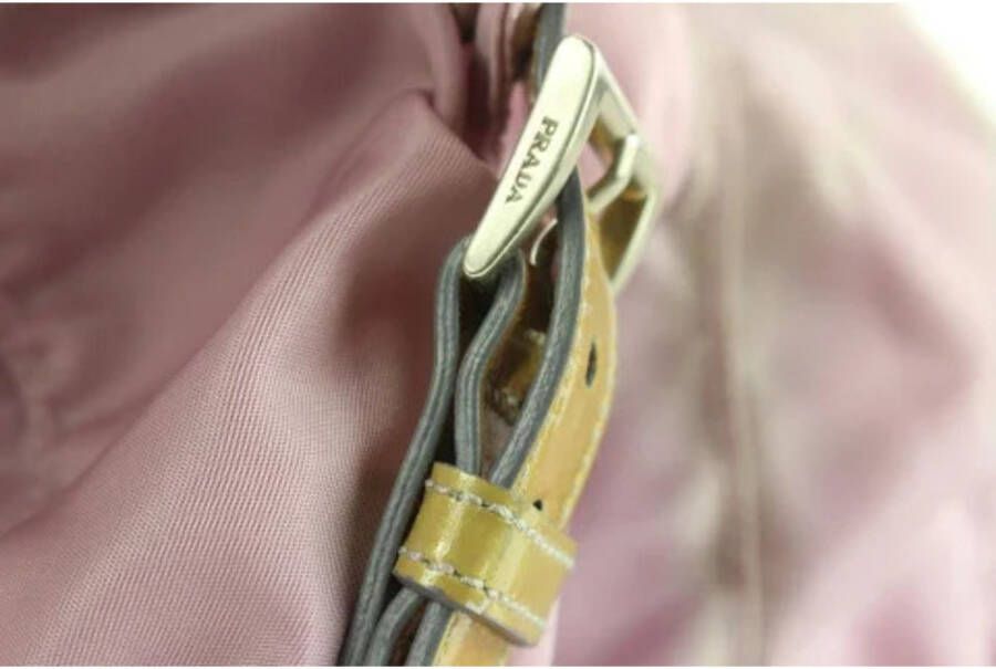 Prada Vintage Tweedehands rugzak Roze Dames
