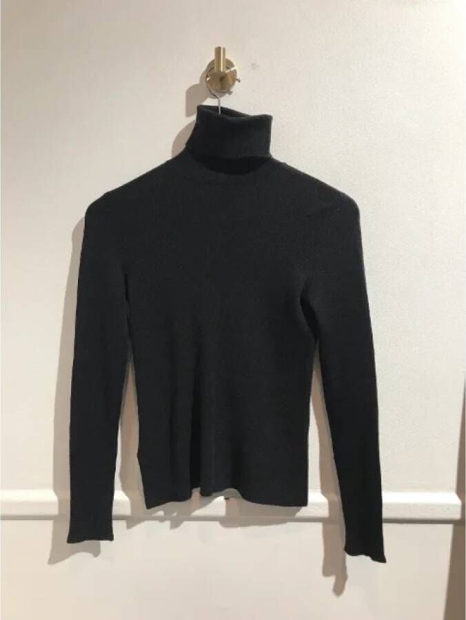 Prada Vintage Pre-owned Cashmere tops Zwart Dames