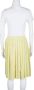 Prada Vintage Pre-owned Cotton bottoms Yellow Dames - Thumbnail 2
