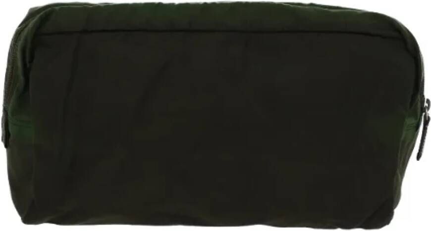 Prada Vintage Pre-owned Fabric clutches Zwart Dames