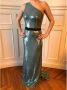 Prada Vintage Pre-owned Fabric dresses Blauw Dames - Thumbnail 2