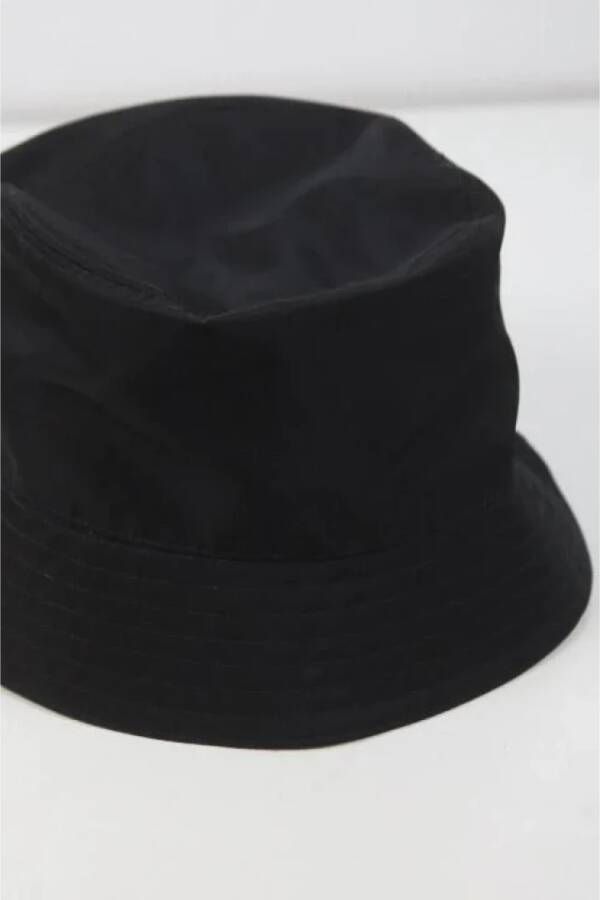 Prada Vintage Pre-owned Fabric hats Zwart Dames