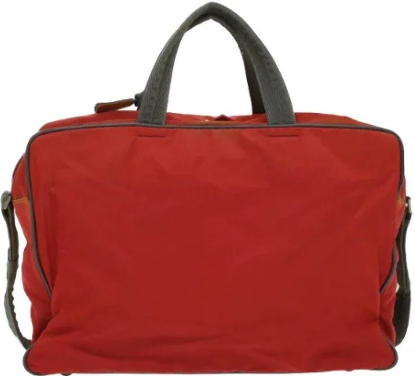 Prada Vintage Pre-owned Fabric prada-bags Rood Dames