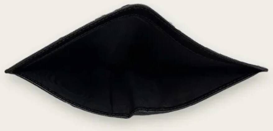 Prada Vintage Pre-owned Leather wallets Black Dames