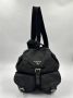 Prada Vintage Pre-owned Nylon backpacks Zwart Dames - Thumbnail 2