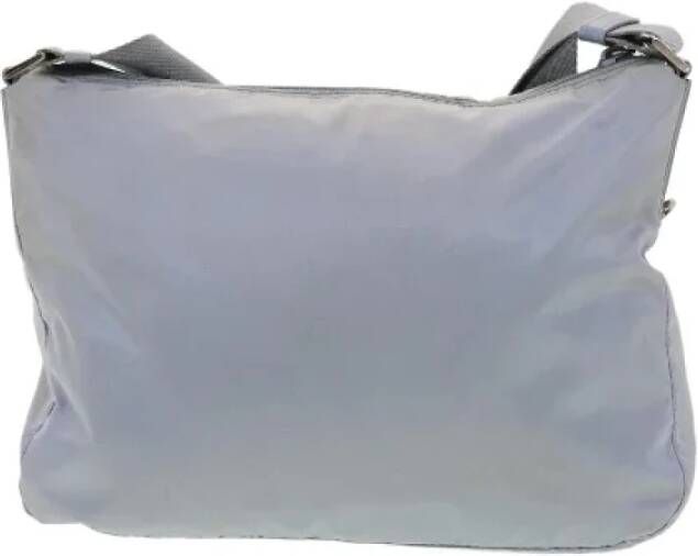 Prada Vintage Pre-owned Nylon prada-bags Blauw Dames
