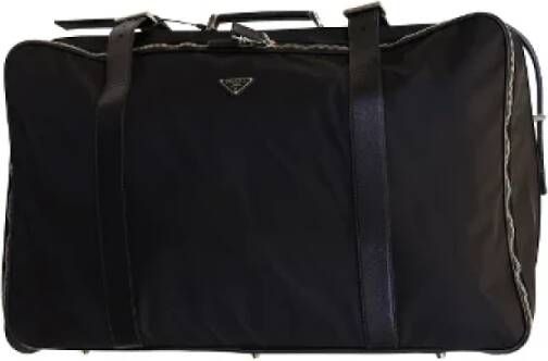Prada Vintage Pre-owned Nylon travel-bags Black Dames