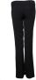 Prada Vintage Pre-owned rib trousers. Zwart Dames - Thumbnail 2