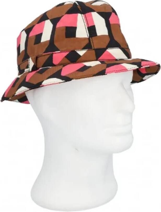 Prada Vintage Pre-owned Silk hats Meerkleurig Dames