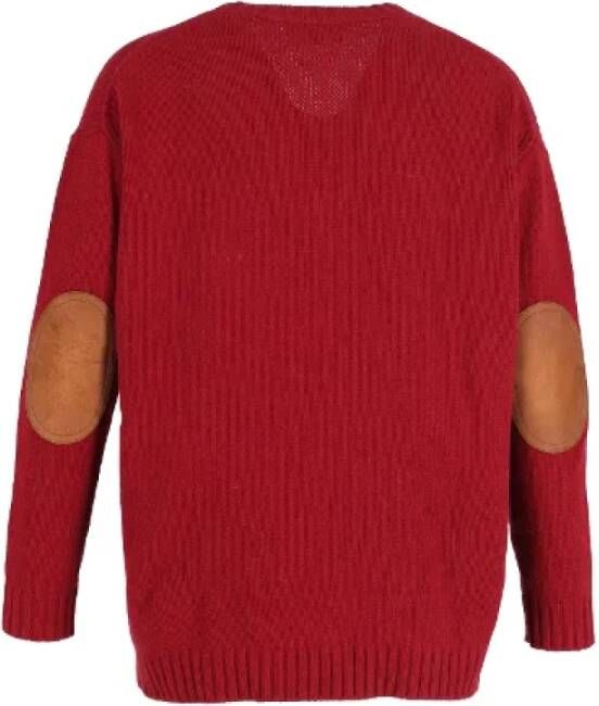 Prada Vintage Pre-owned Wool tops Red Dames