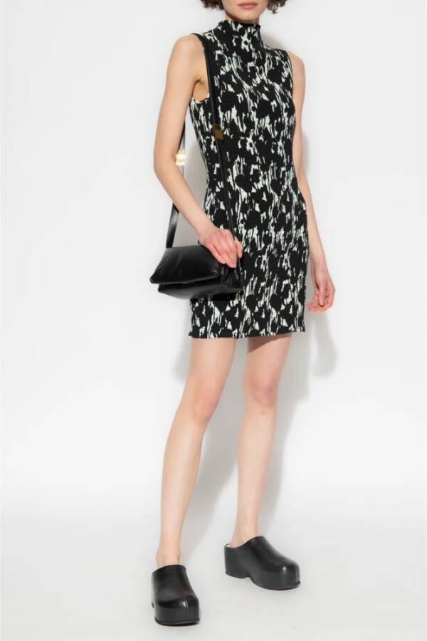 Proenza Schouler Jurk met decoratief patroon Zwart Dames