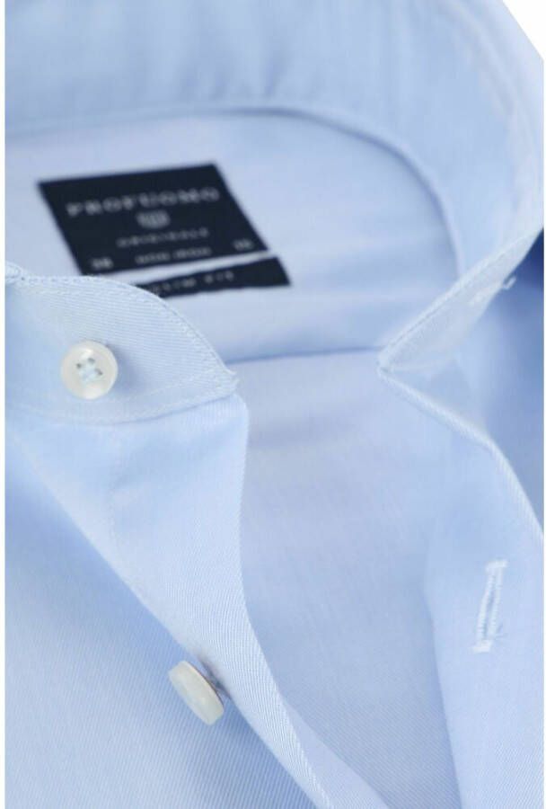 Profuomo SL7 gesneden shirt met lange mouwen Blauw Heren