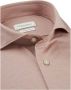 Profuomo business overhemd slim fit roze effen katoen - Thumbnail 2