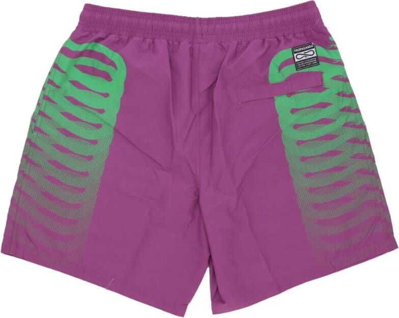Propaganda Casual Shorts Paars Heren