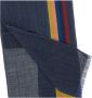 Paul Smith Multicolor Gestreepte Wollen Sjaal Blauw Unisex - Thumbnail 4