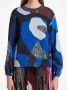 PS By Paul Smith Botanische Collage Sweater Blauw Dames - Thumbnail 2