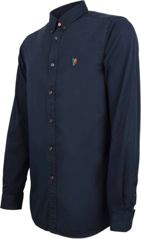 PS By Paul Smith Casual Shirts Blauw Heren