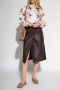 PS By Paul Smith Rode Vogelprint Shirt Aw22 Multicolor Dames - Thumbnail 4