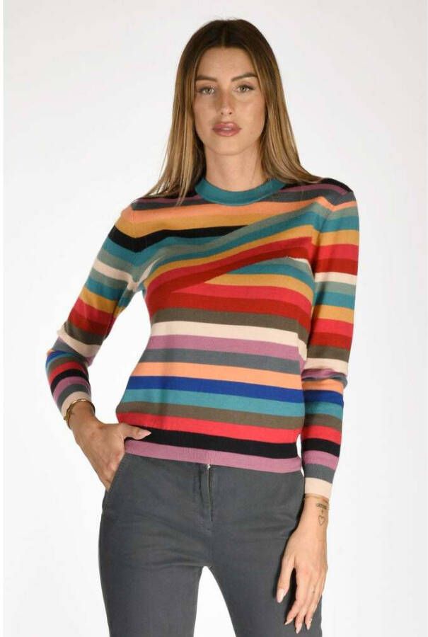 PS By Paul Smith Round-neck Knitwear Rood Dames