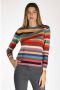 Paul Smith Swirl Stripe Merino Wool Sweater Rood Dames - Thumbnail 5