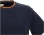 Paul Smith Blauw Gestreept Biologisch Katoenen T-Shirt Blauw Heren - Thumbnail 4