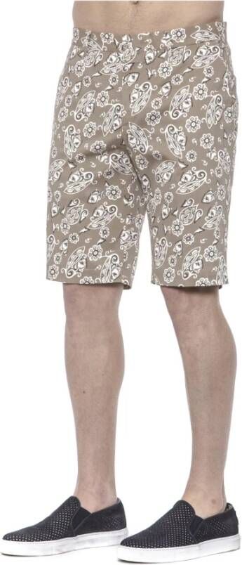 PT Torino Beige Cotton Short Beige Heren