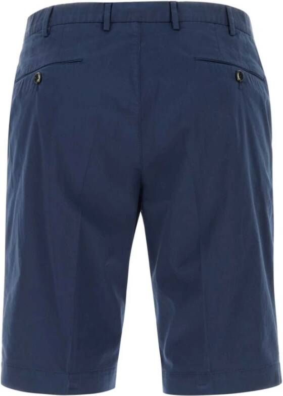 PT Torino Blauwe stretch katoenen bermuda shorts Blauw Heren