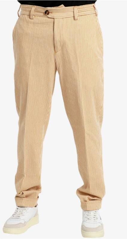 PT Torino Chinos Bruin Heren