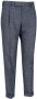 PT Torino Op maat gemaakte wollen broek grijs riemlussen Gray Heren - Thumbnail 2