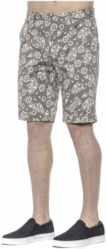 PT Torino Katoenen shorts Groen Heren
