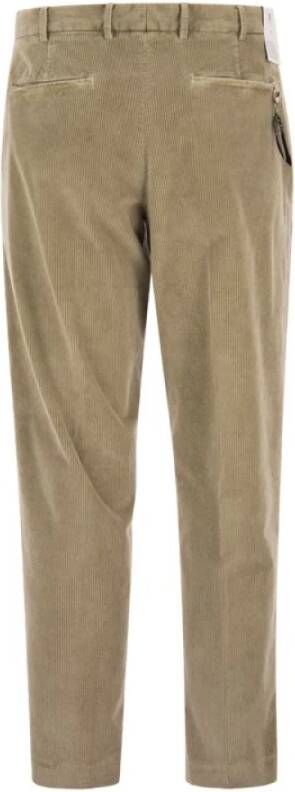 PT Torino Cropped Trousers Beige Heren