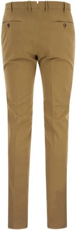 PT Torino Cropped Trousers Bruin Heren
