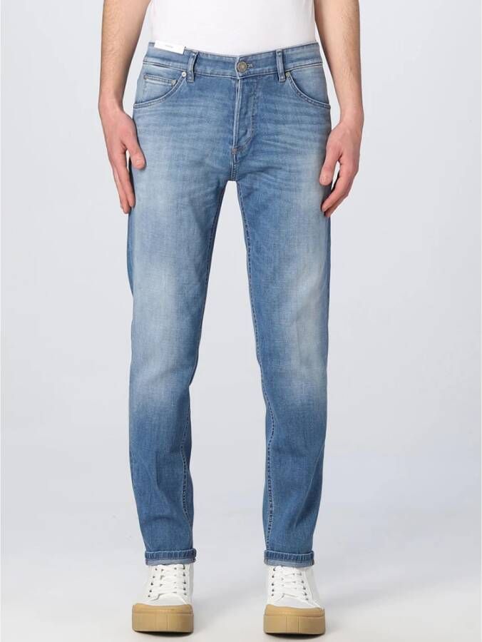 PT Torino Straight Jeans Blauw Heren
