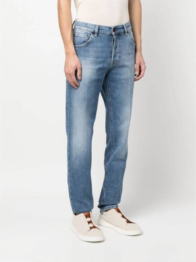 PT Torino Straight Jeans Blauw Heren