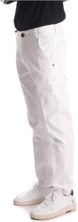 PT Torino Straight Trousers Wit Heren