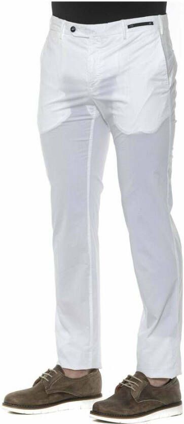 PT Torino witte katoenen jeans broek Wit Heren