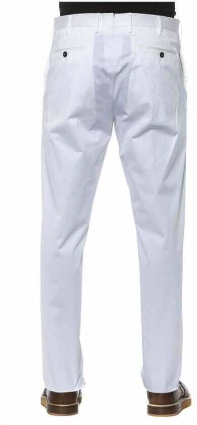 PT Torino witte katoenen jeans broek Wit Heren