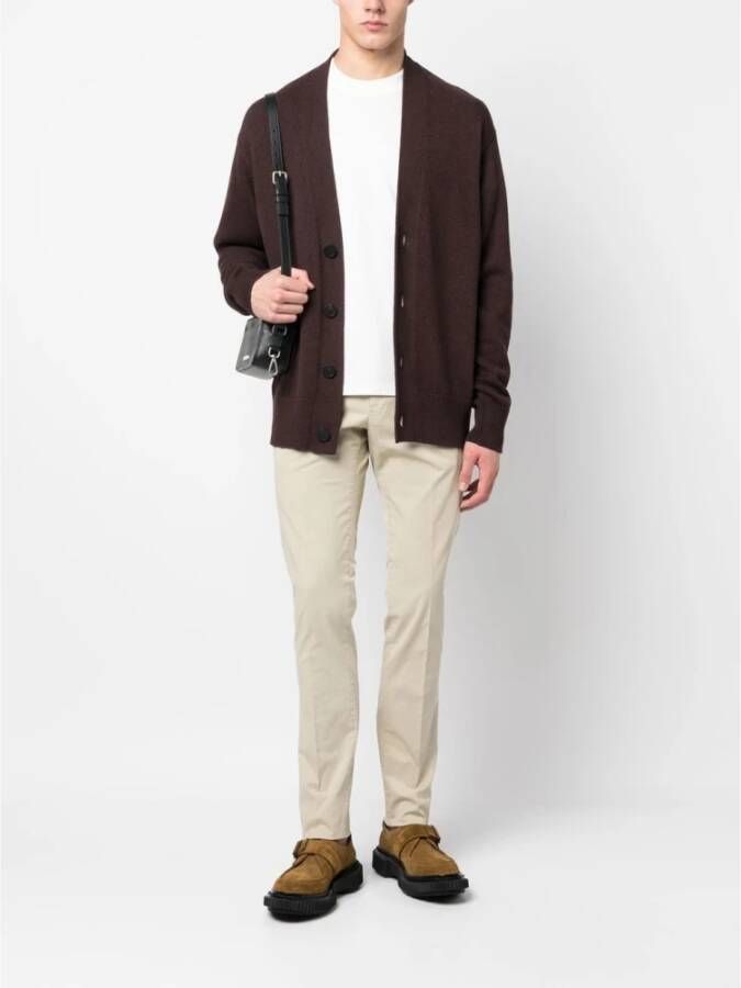 Pt01 Slim-fit Trousers Beige Heren