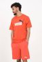 Puma Stijlvolle Rode Sport Shorts Rood Heren - Thumbnail 3