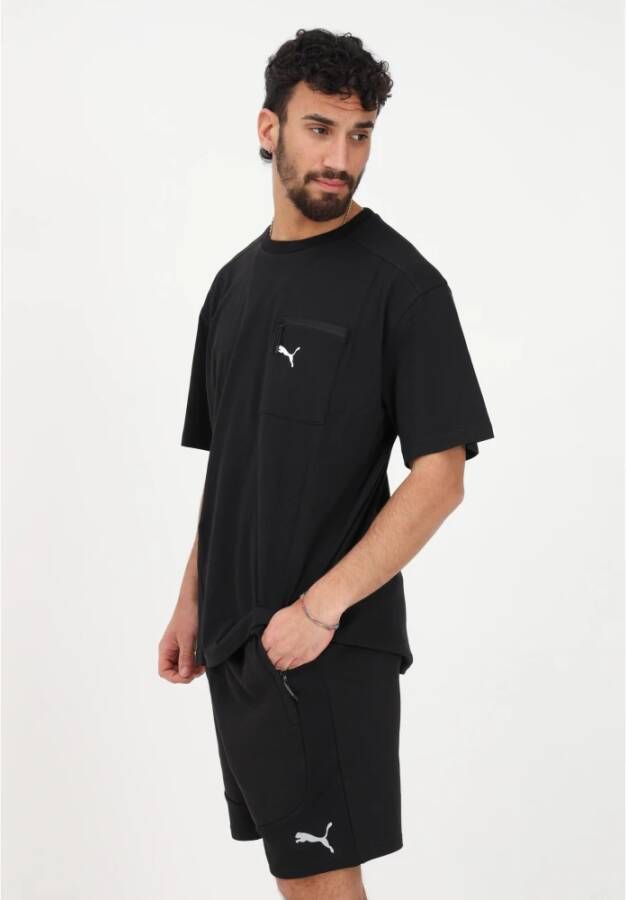 Puma Sportieve Zwarte Shorts Zwart Heren