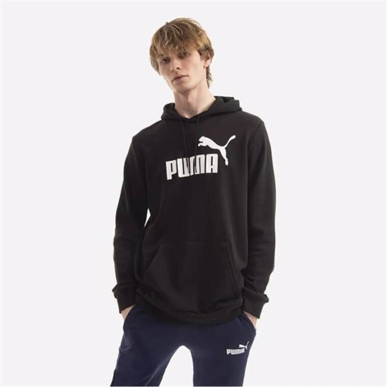 Puma Logo Hoodie Zwart Heren