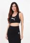 Puma 4keeps medium-impact sportbh zwart wit dames - Thumbnail 3